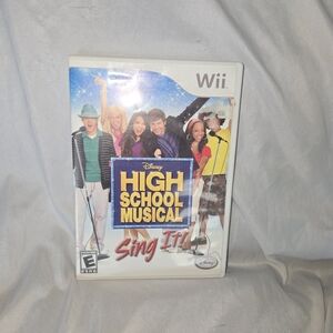 Disney High School Musical Sing It! for Wii - White